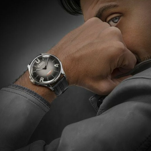 U-Boat Darkmoon 44MM Grey Soleil SS Men's Watch