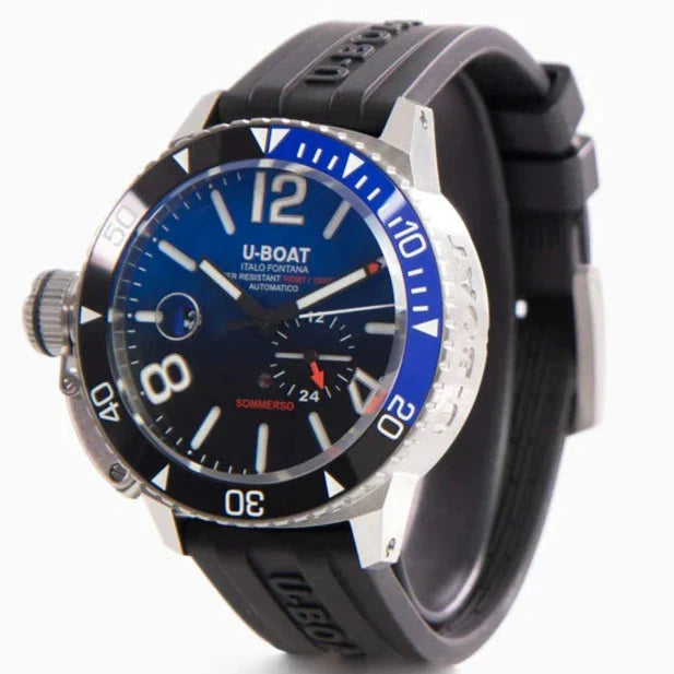 U-Boat Sommerso 46 SS Black Men's Watch