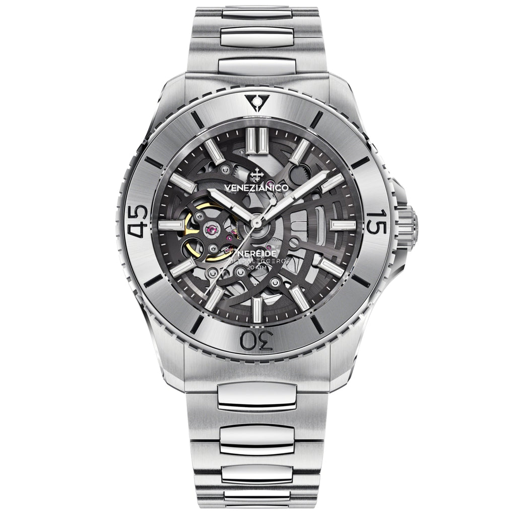 Venezianico Nereide Ultraleggero 42 Men's Silver Watch