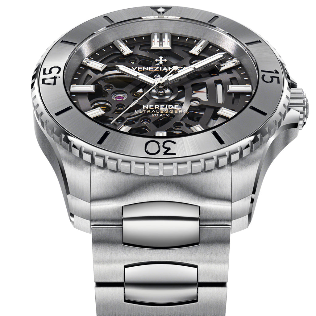 Venezianico Nereide Ultraleggero 42 Men's Silver Watch