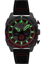 AVI-8 Hawker Hunter Atlas Men's Red Watch