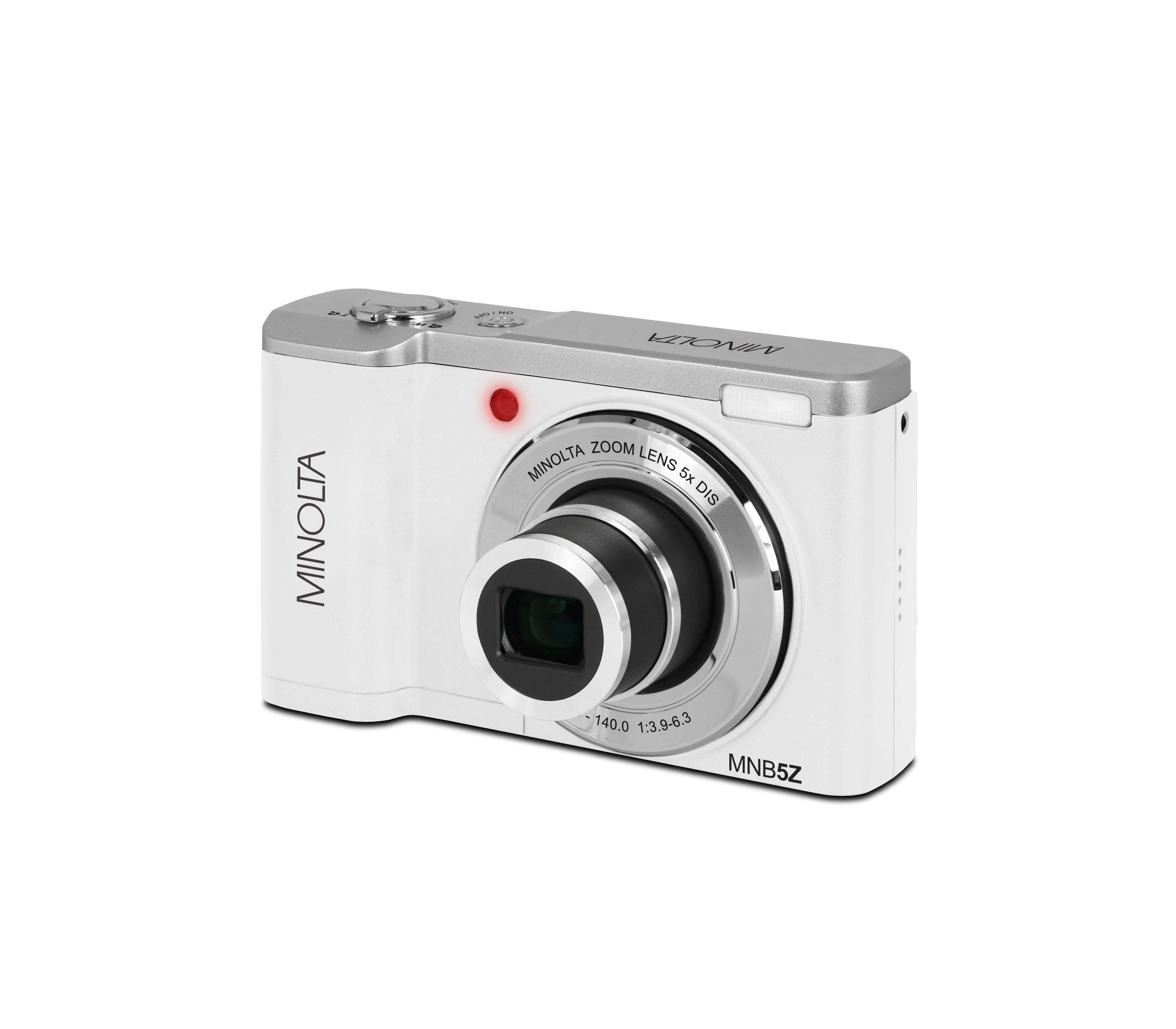 MINOLTA MNB5Z 48 MP / 5K Ultra HD Dual Lens Camera w/5x Optical Zoom