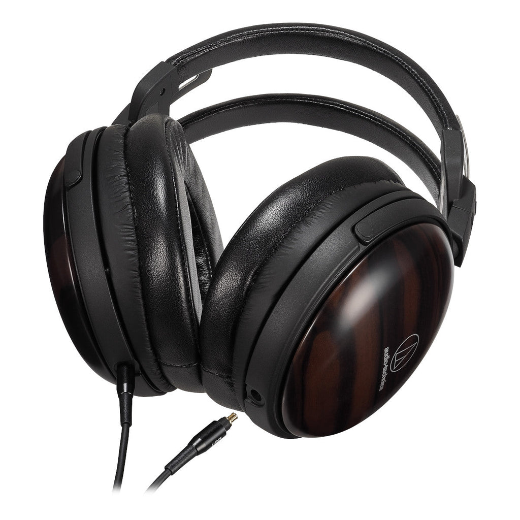 Audio-Technica ATH-AWKT Over-Ear Headphones with Kokutan (Striped Ebony)