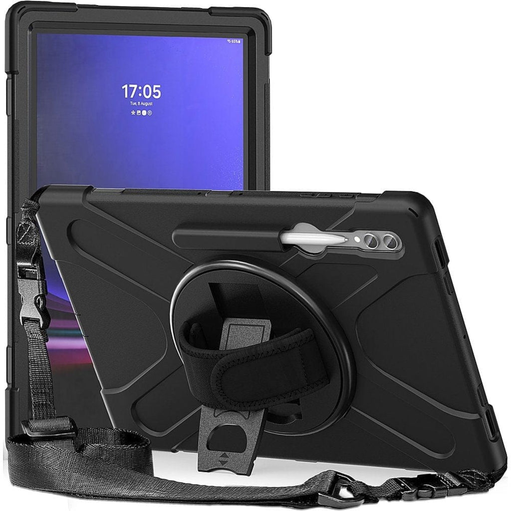 SAHARA - DEFENSE-X Series Case for Samsung Galaxy Tab S10 Ultra, Tab S9 Ultra, and Tab S8 Ultra - Black