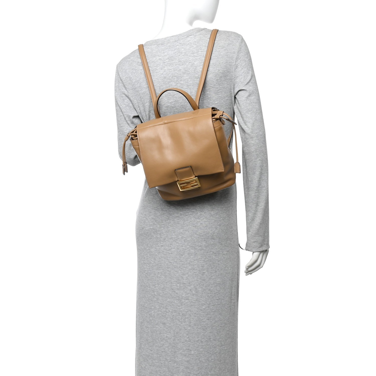 Mercury Calfskin Backpack Cappuccino