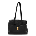 Supple Grained Calfskin Medium Soft 16 Bag Black