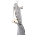 Caviar Quilted Extra Mini Coco Handle Flap White