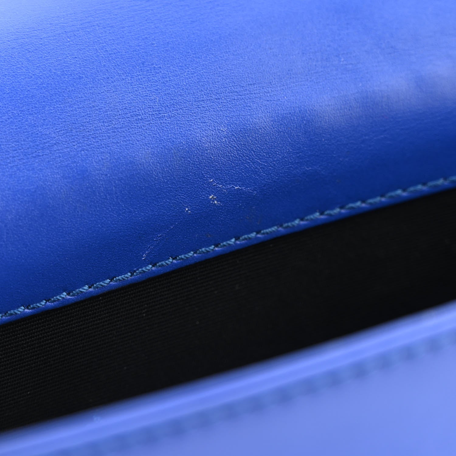 Galuchat Calfskin Serpenti Forever Crossbody Bag Blue