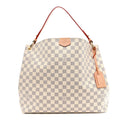 Damier Azur Graceful MM Rose Ballerine