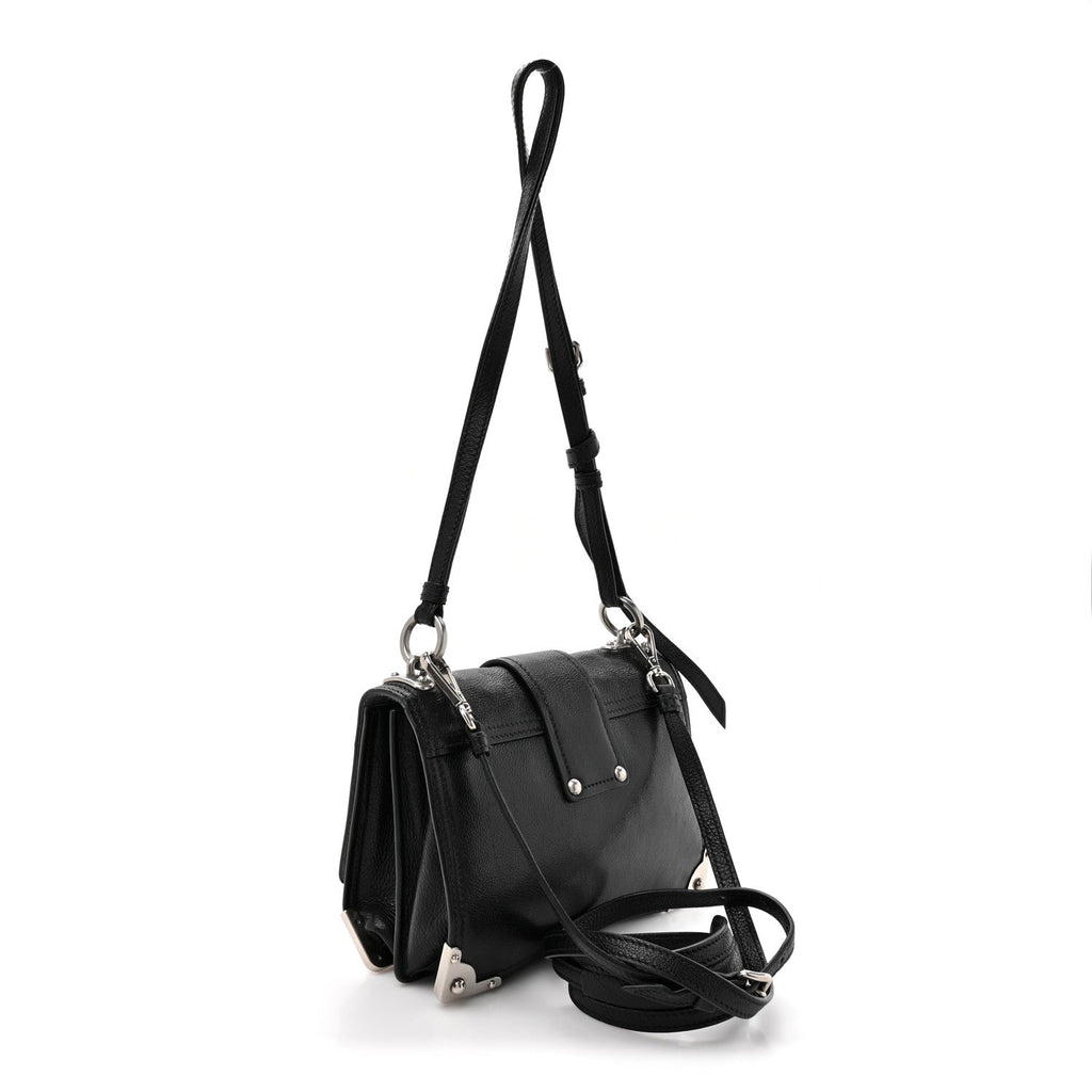 Glace Calf Soft Cahier Bag Black Astrale