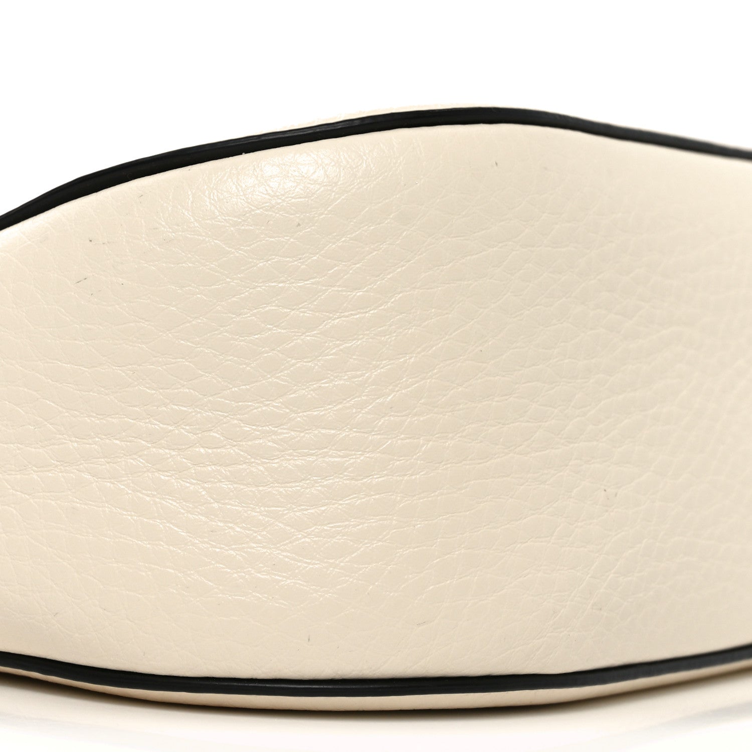 Soft Grainy Calfskin Alltime Shoulder Bag White