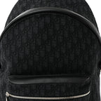 Oblique Calfskin Rider Backpack Black