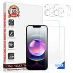 Entronix Clear Screen Protector & Camera Lens Protector Compatible with iPhone 17 Pro - 4-Piece Combo