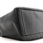 Caviar Quilted Grand Shopping Tote GST Black