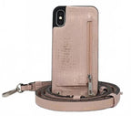 Crossbody Iphone X Or Xs Case With Strap Wallet In Blush