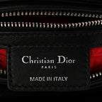 Lambskin Cannage Medium Lady Dior Black