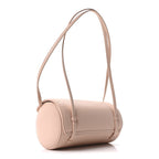 Shiny Caviar Preppy Coco Small Bowling Bag Light Pink