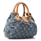 Monogram Denim Pleaty Blue