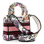 Canvas Florilegio Embroidered Mini Lady D-Lite White Multicolor