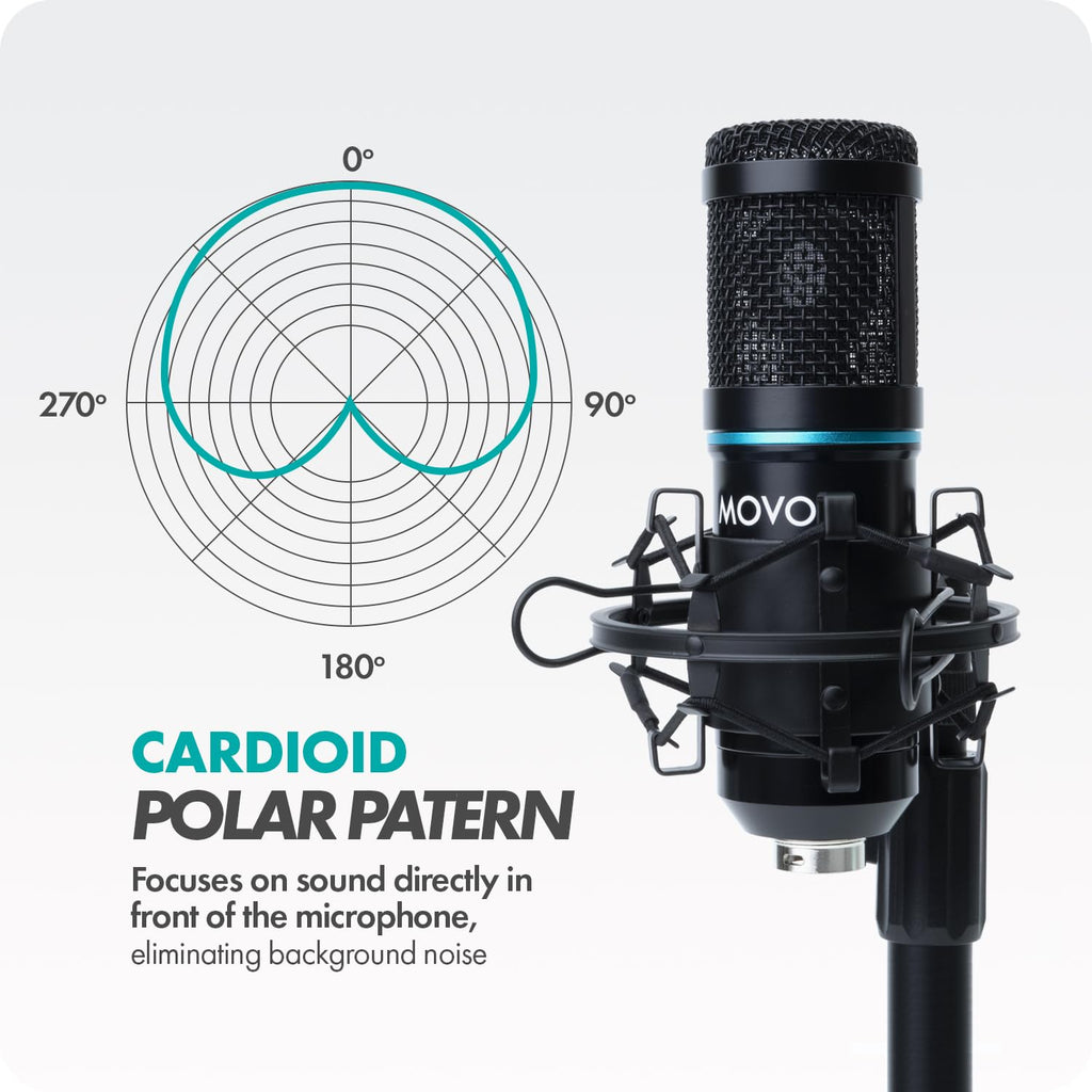 Movo Lightning Podcast Equipment Bundle