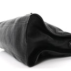 Chevre Silver Metallic Edge Hardware City Black
