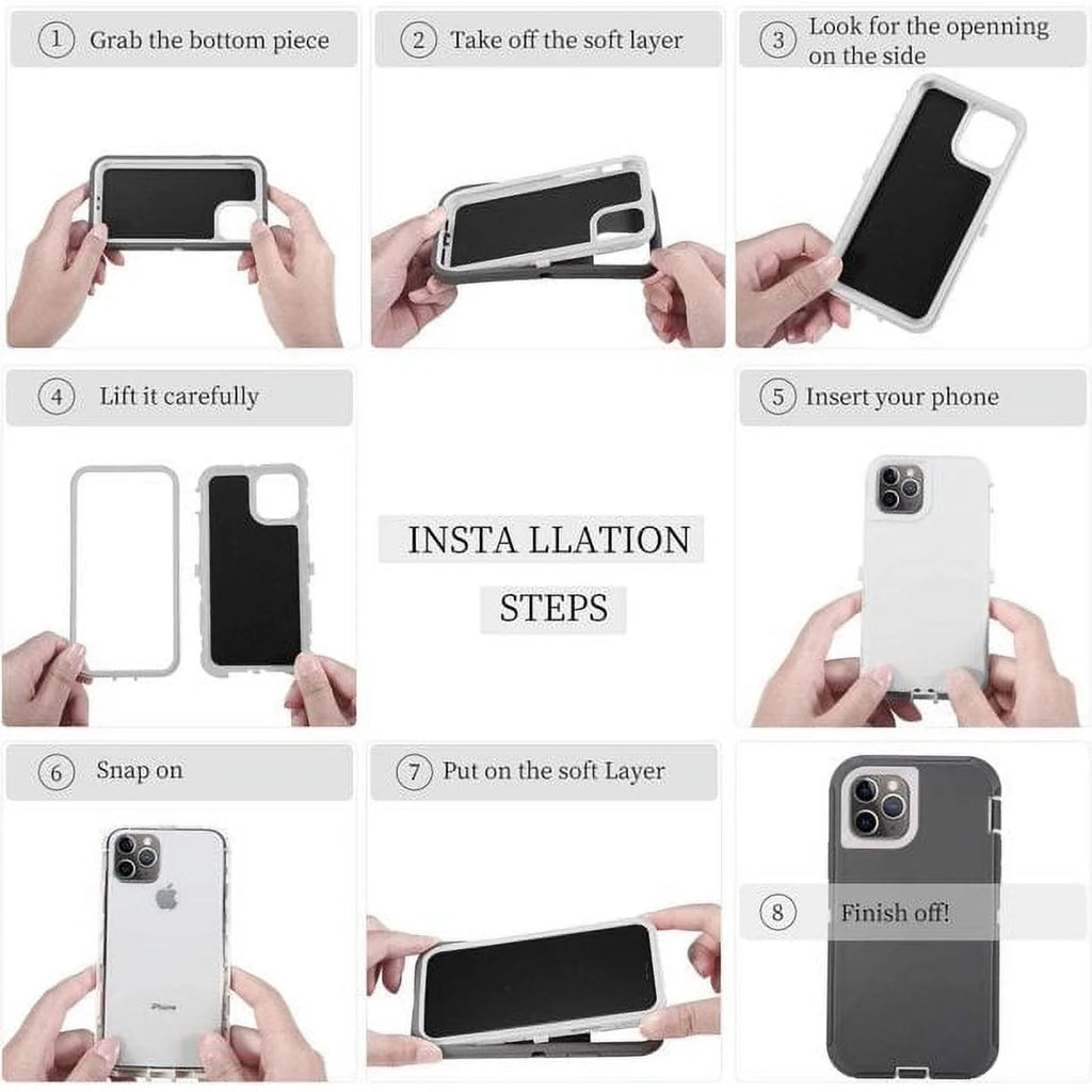 Entronix Case Compatible with iPhone 11 - Triple-Layer Heavy Duty Protection