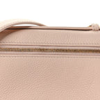 Grained Calfskin Extra Pocket Mini Pouch Creamed Honey