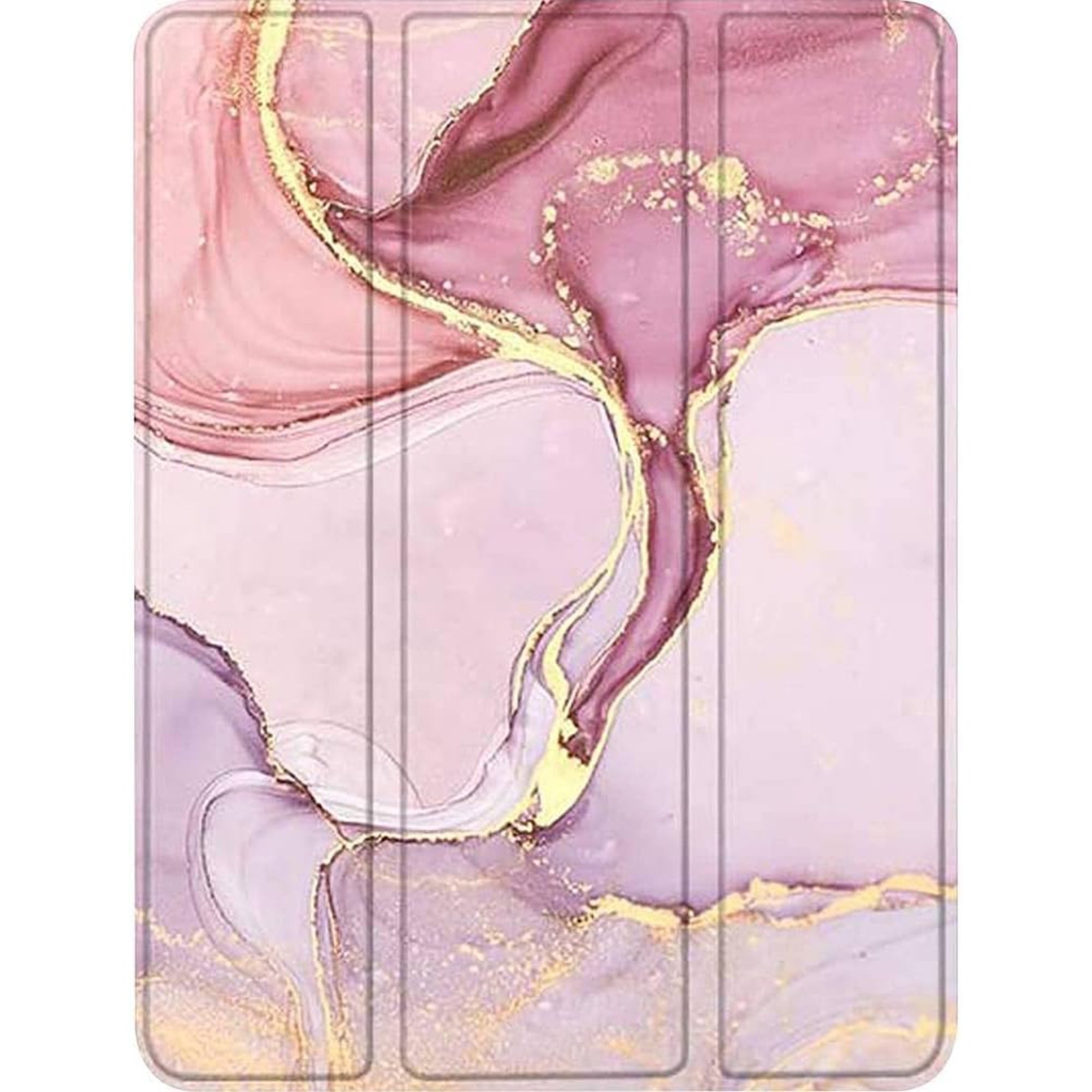 SAHARA - Inspire Series Pink Marble Folio Case with Glass Screen - iPad Pro 12.9 (4th, 5th & 6th Generation)