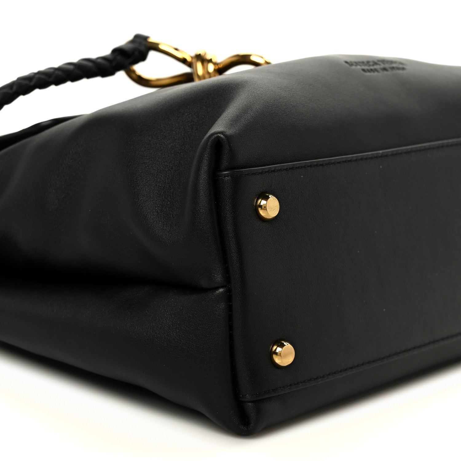 Silky Calfskin Small Ciao Ciao Black