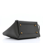 Grained Calfskin Mini Belt Bag Grey