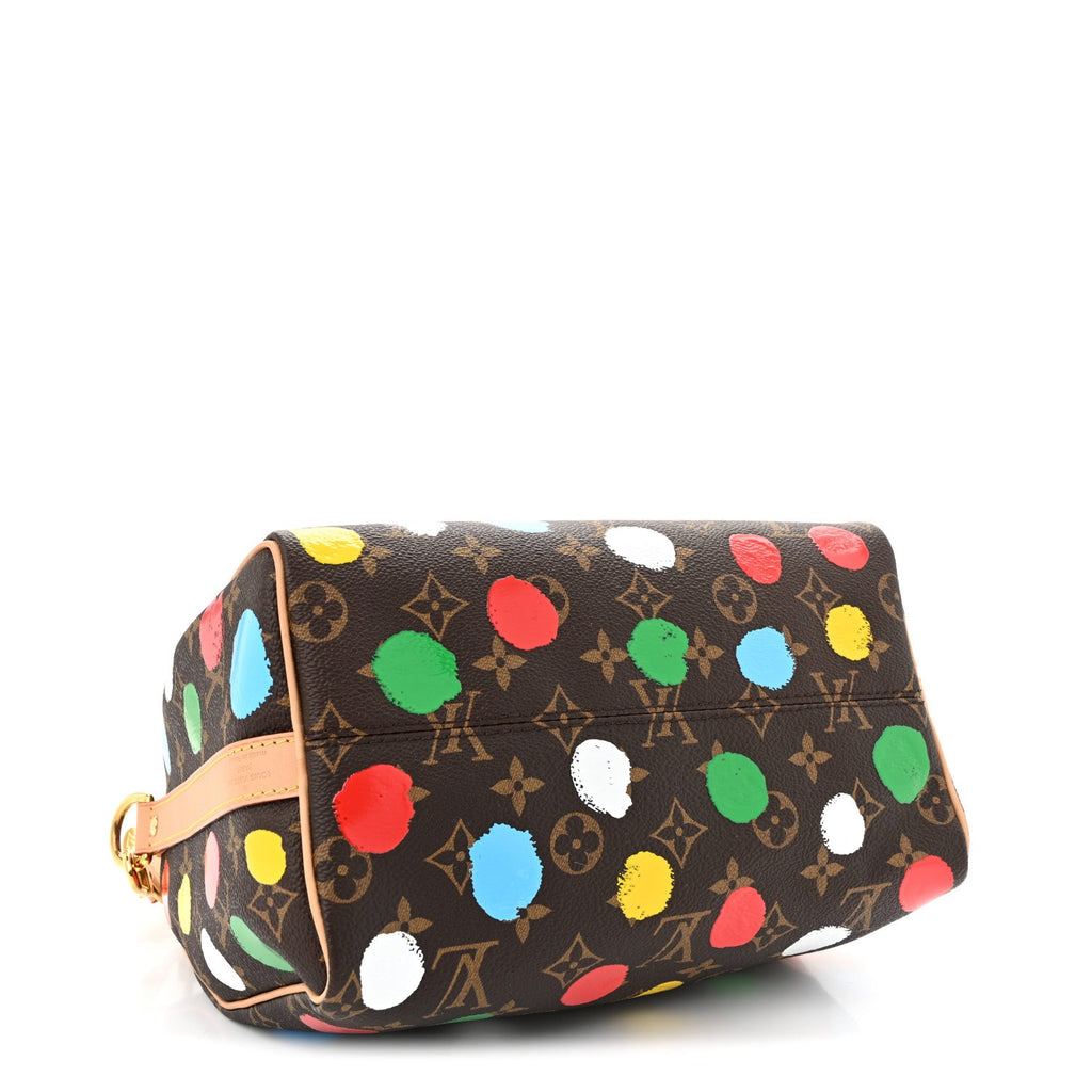 LV X YK Monogram Speedy Bandouliere 25 Multicolor