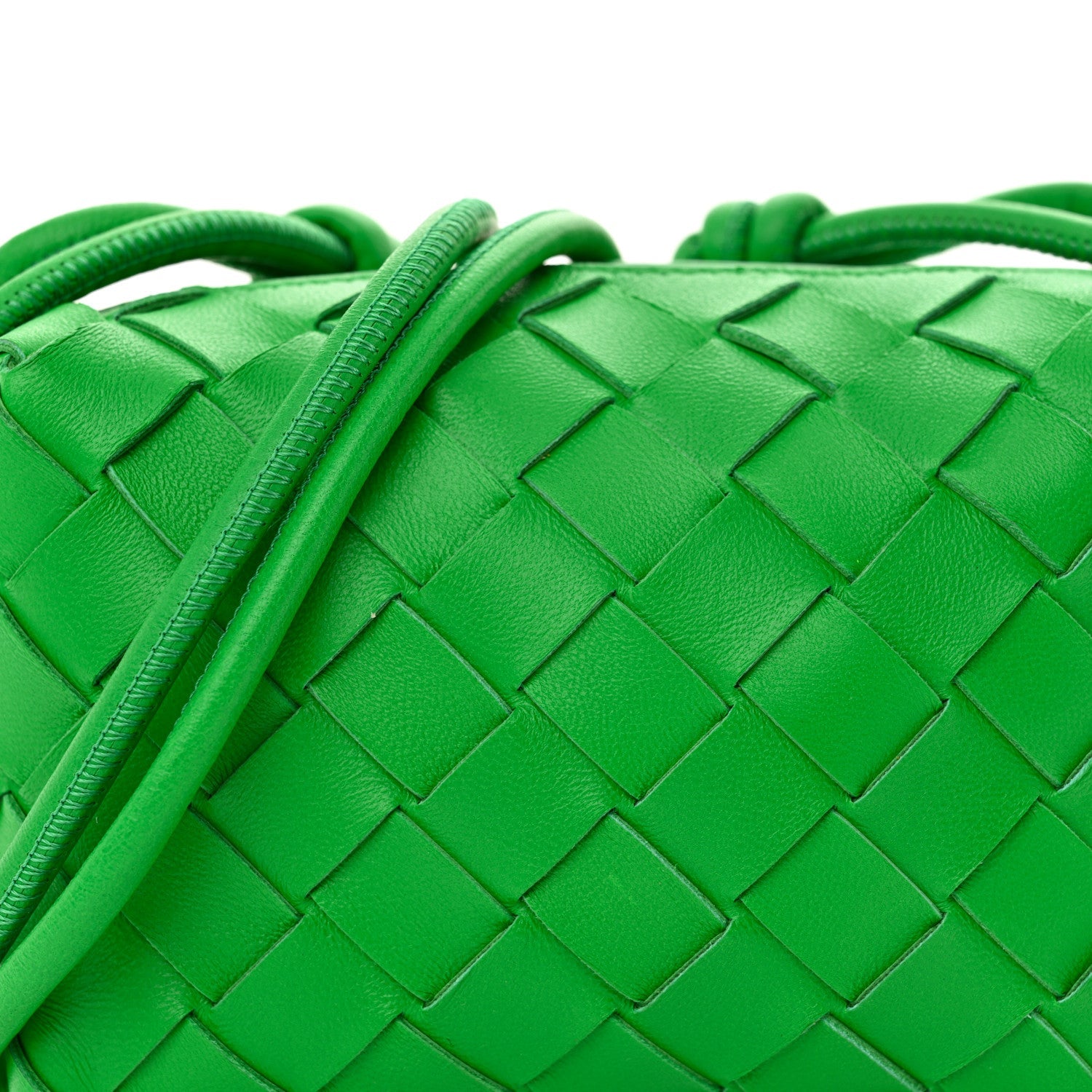 Nappa Intrecciato Candy Loop Camera Bag Parakeet