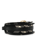 Jacquard Check Rocking Horse Crossbody Black