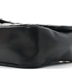 Lambskin Quilted Medium Westminster Pearl Flap Black