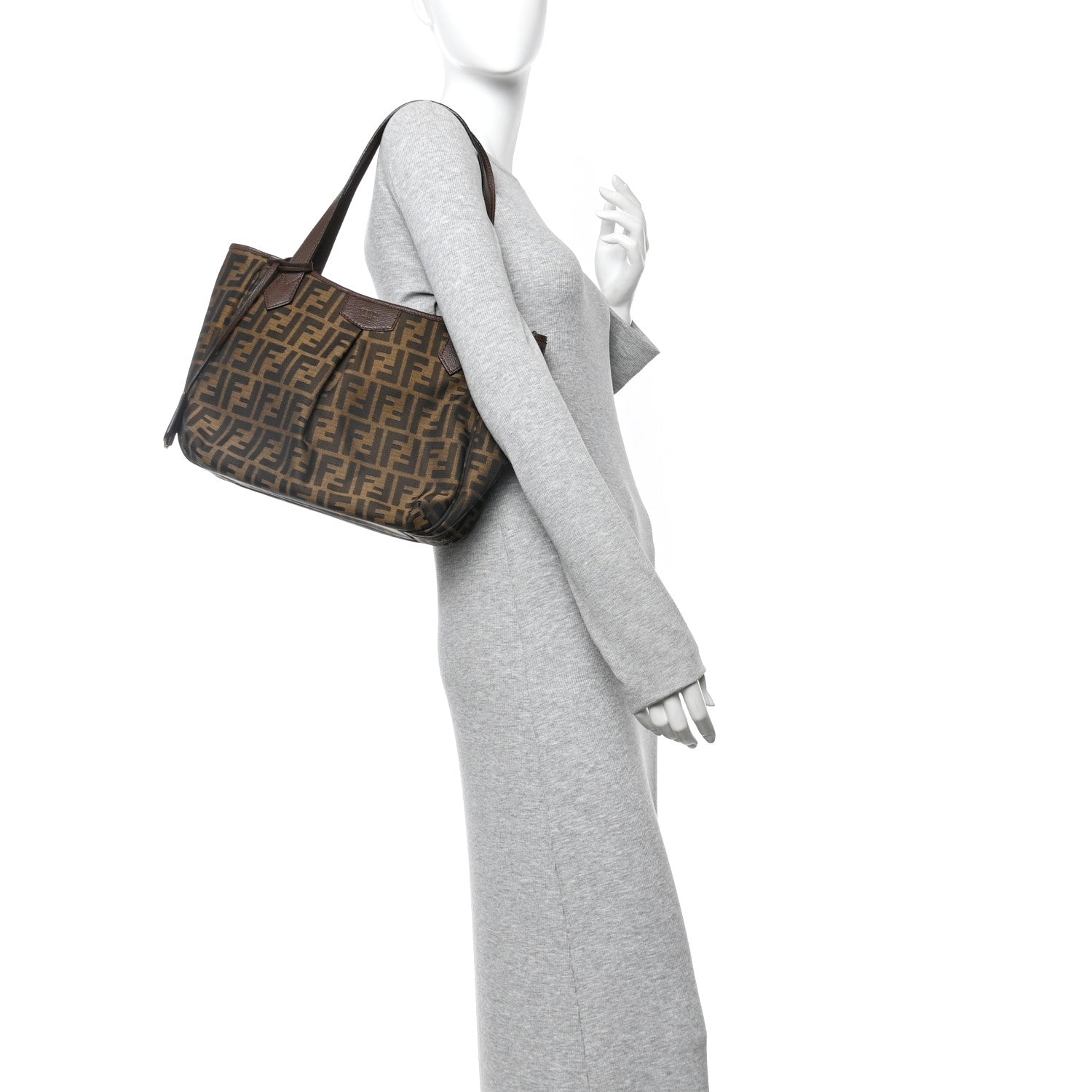 Zucca Vitello Artic Medium Shopping Tote Tobacco Castagna