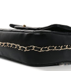 Lambskin Quilted Small My Precious Flap Black