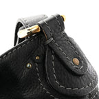 Calfskin Paddington Hobo Black