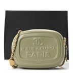 Lambskin Savon De Marseille Mini Camera Bag Khaki
