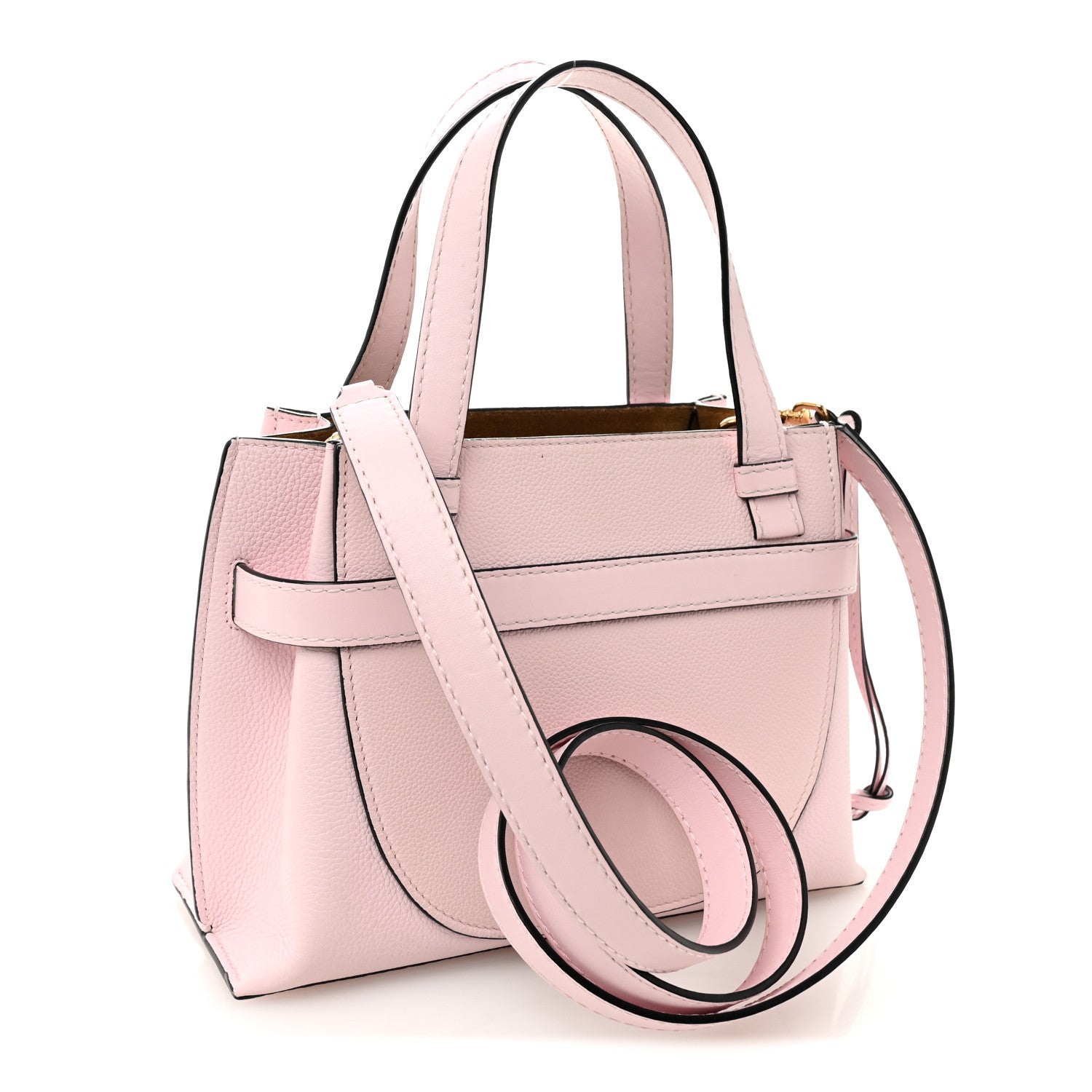 Calfskin Mini Gate Tote Icy Pink