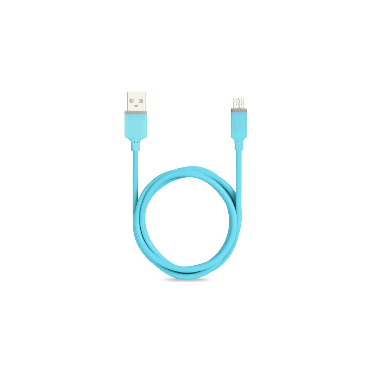 Reiko Micro Usb Car Charger With Data Usb Cable In Blue