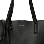 Calfskin Toy Shopping Tote Black