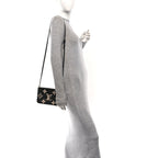 Empreinte Monogram Giant Double Zip Pochette Black Cream