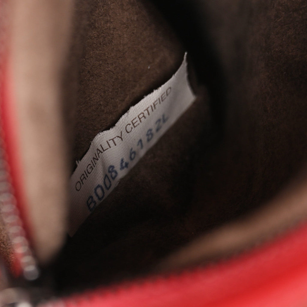 Nappa Intrecciato Nodini Crossbody Messenger Red