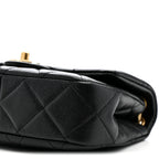 Caviar Quilted Funky Match Mini Flap Black