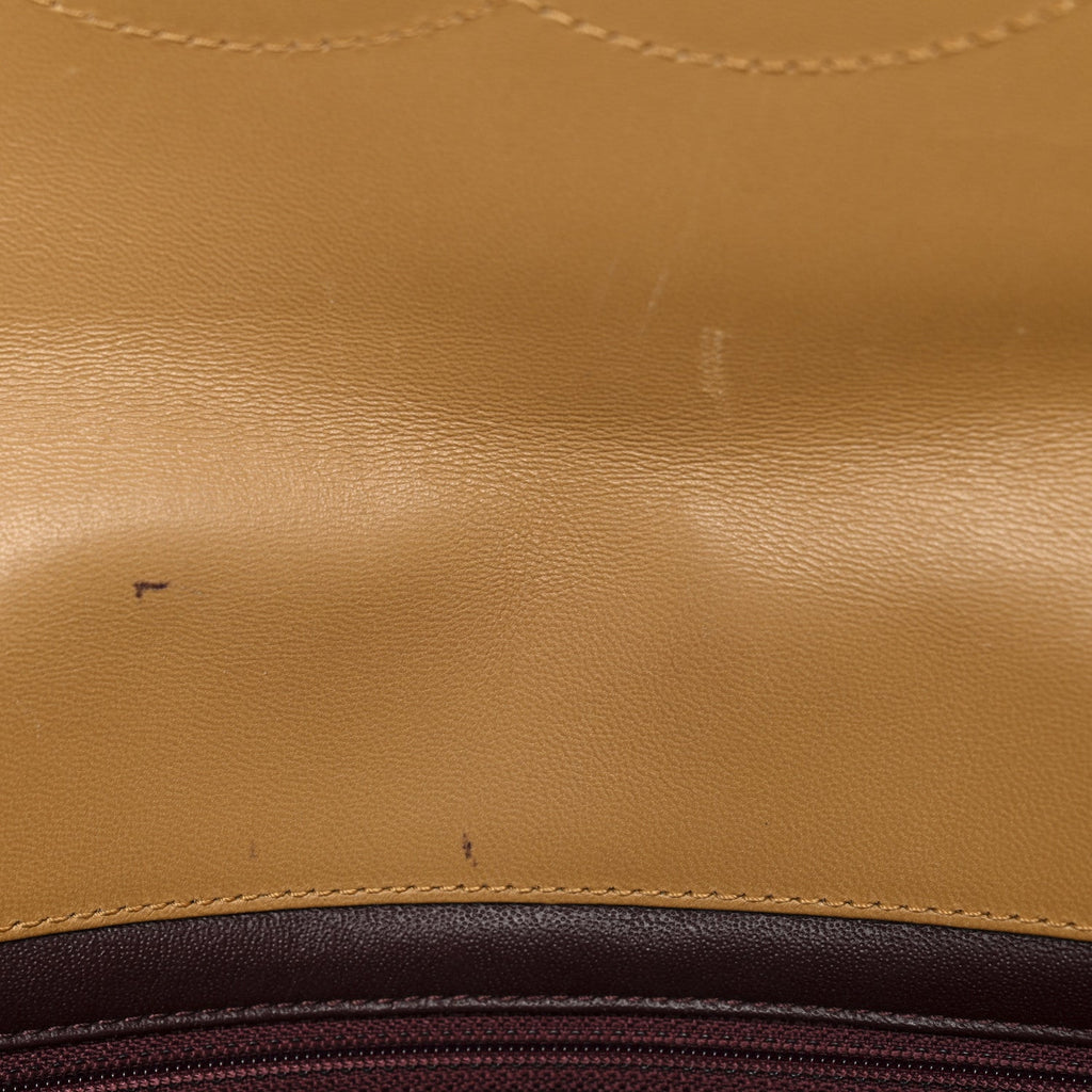 Lambskin Quilted Medium Diamond CC Flap Beige