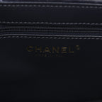 Velvet Quilted Nano Kelly Shopper Navy