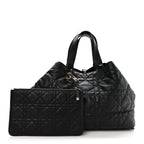 Calfskin Macrocannage Large Toujours Black