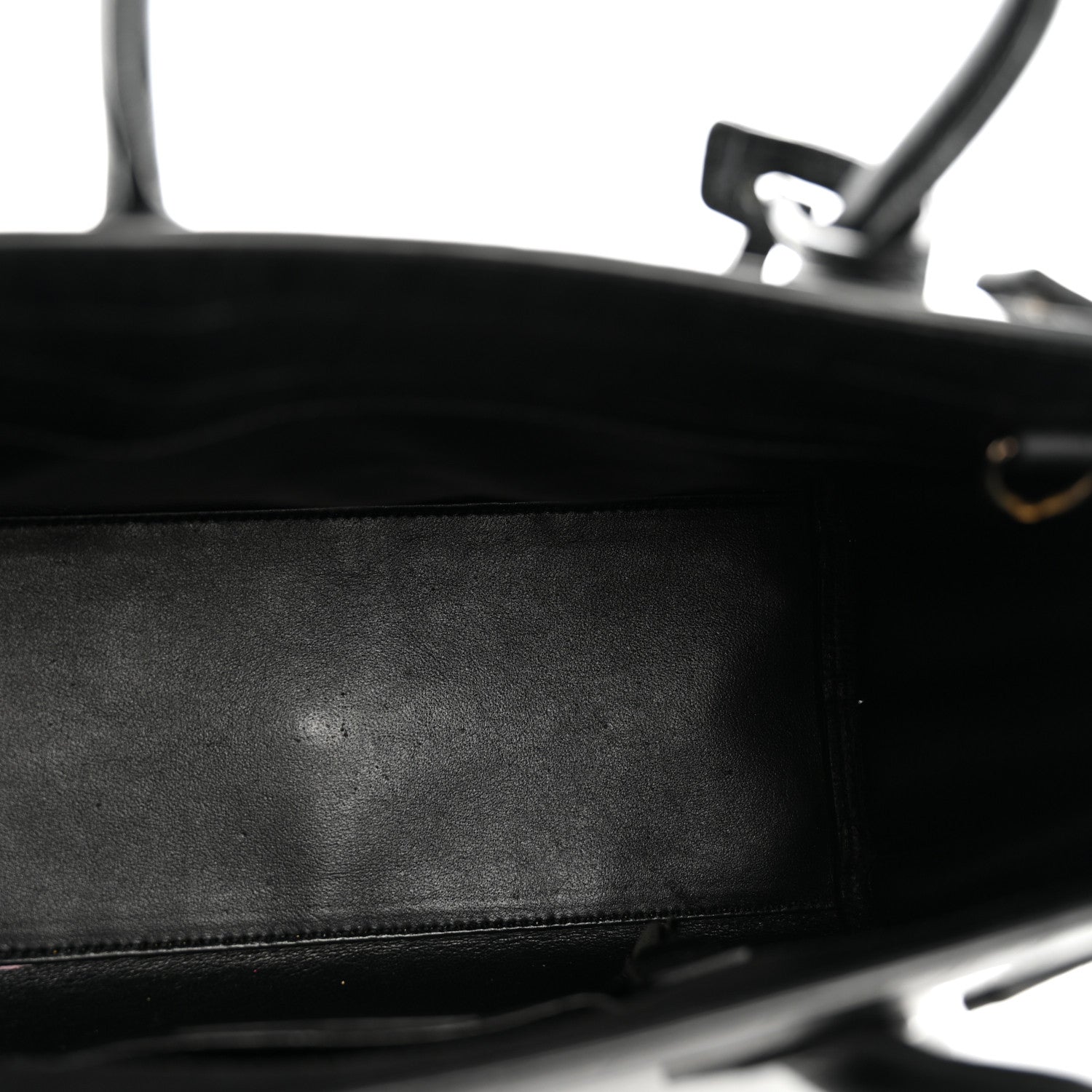 Calfskin Crocodile Embossed Baby Sac De Jour Black