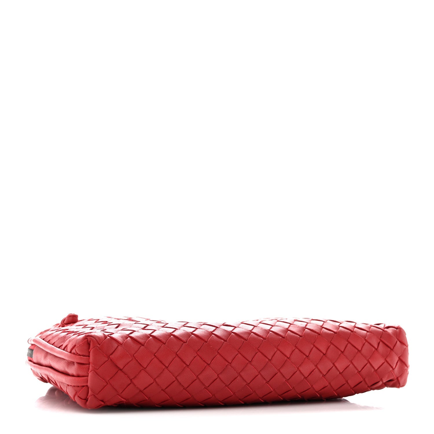 Nappa Intrecciato Nodini Crossbody Messenger Red