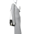 Zucchino Tube Messenger Bag Black White